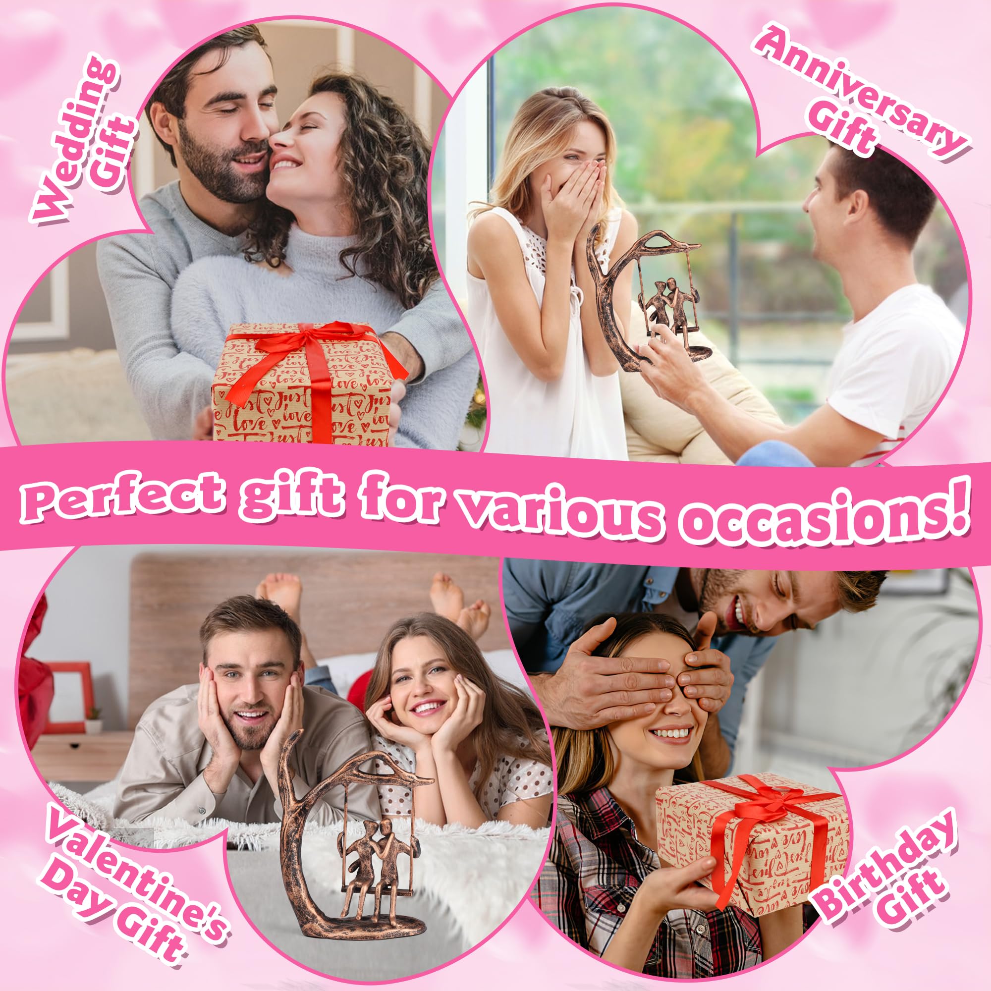 Kresecioo pink love keepsake with romantic gift appeal