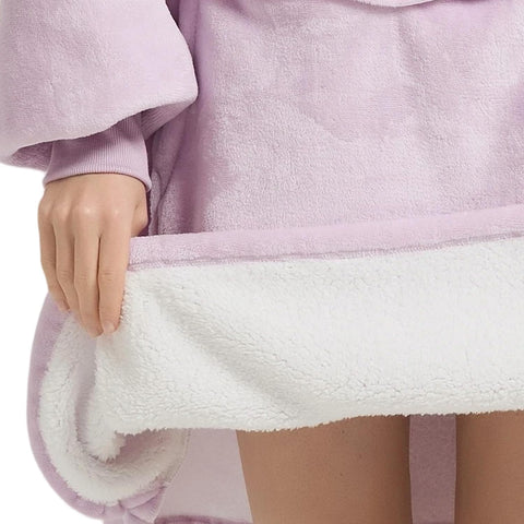 Krifey wearable hoodie offers breathable warmth for couch and movies