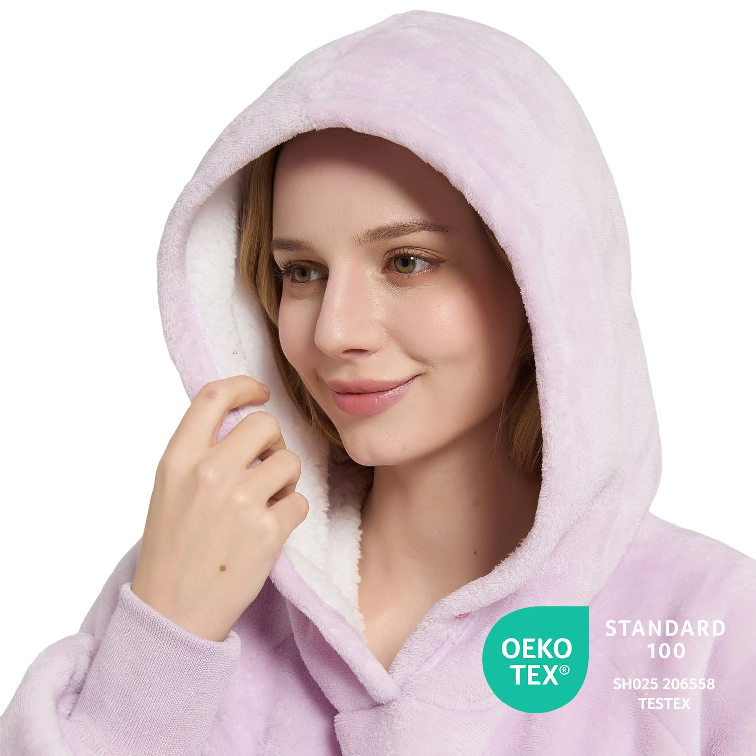 Krifey luxe sherpa plush inside adds warmth and softness