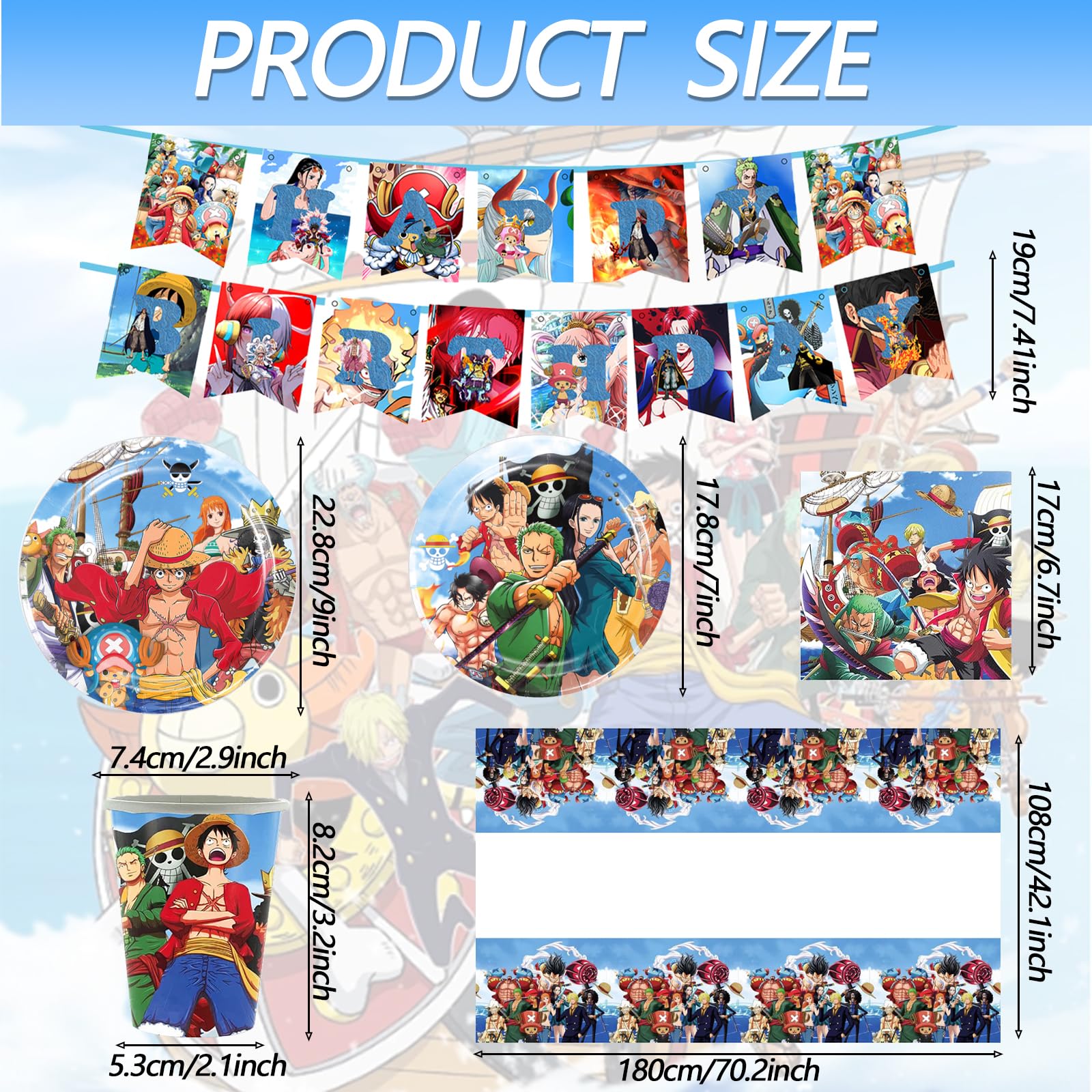 KROCEUS One Piece nine-inch plates durable for kids' parties