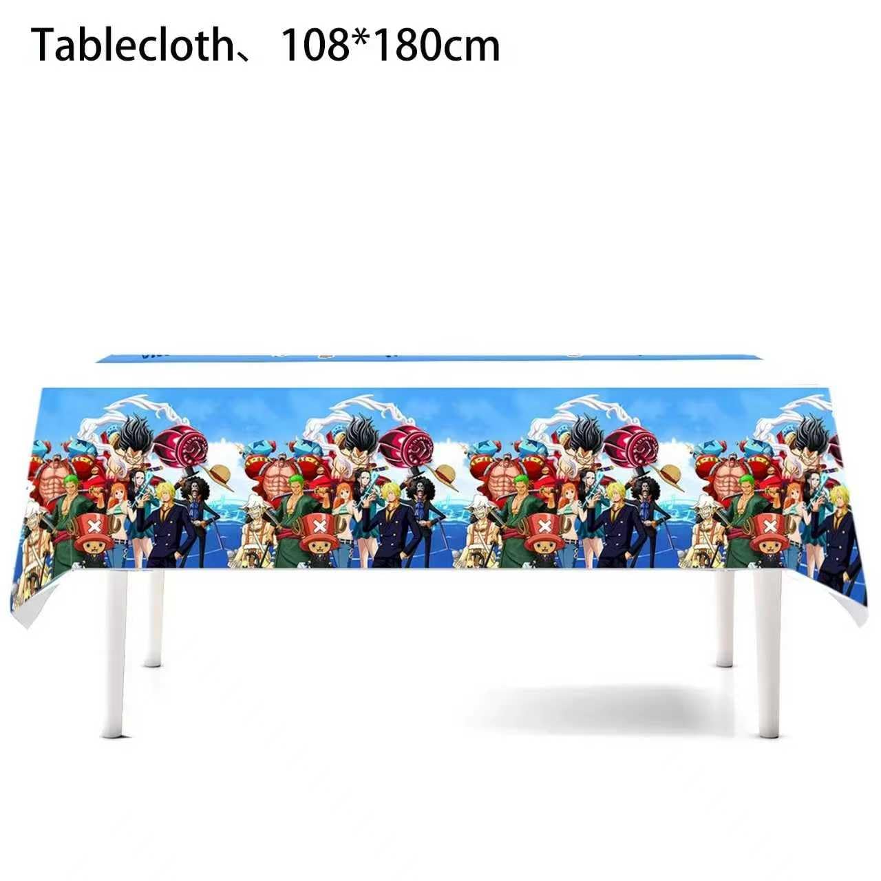 KROCEUS One Piece tablecloth and napkins for coordinated table setup