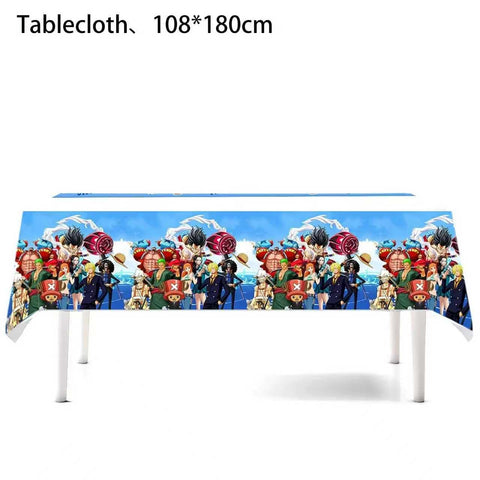 KROCEUS One Piece tablecloth and napkins for coordinated table setup