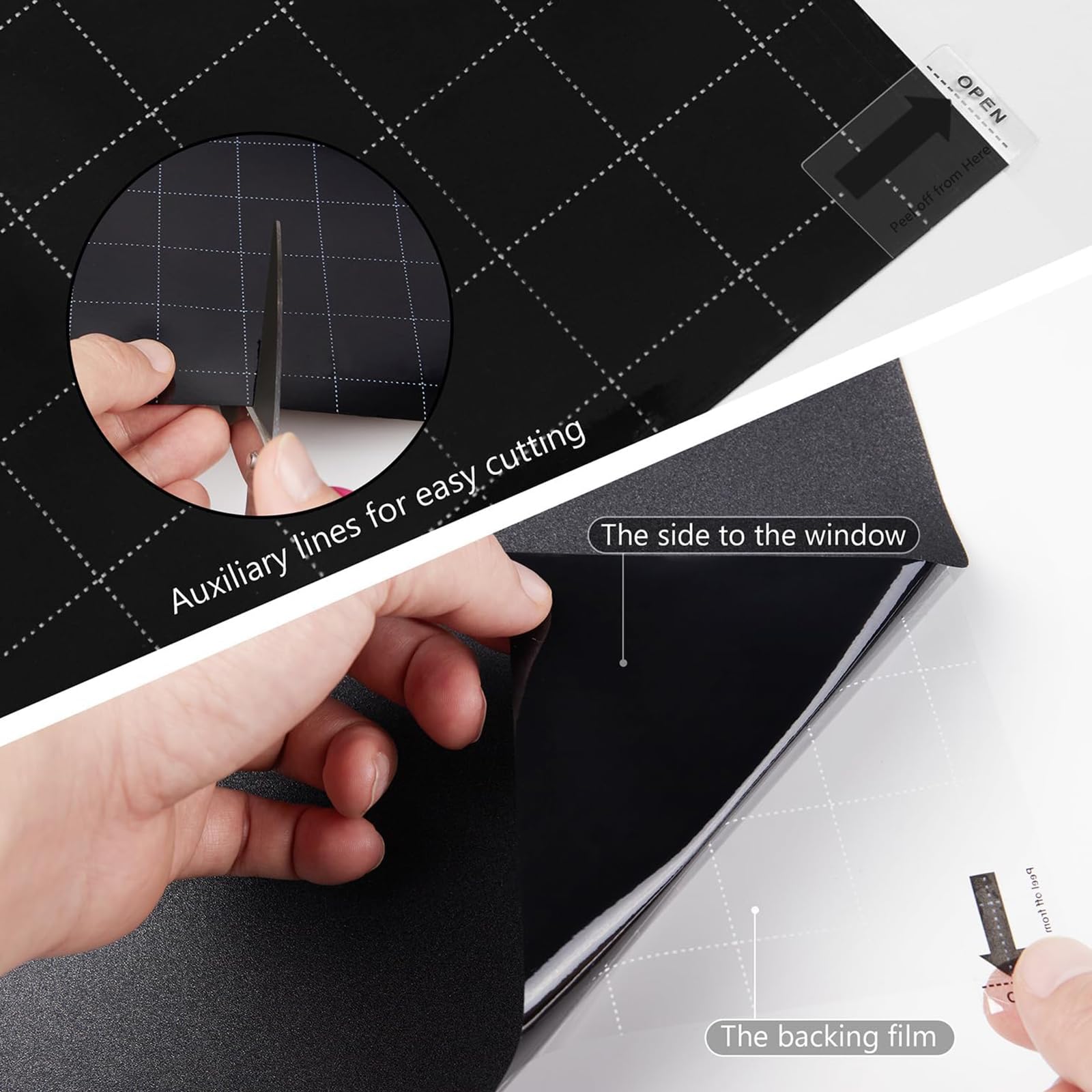 Kromapolis blackout window film reduces glare and controls heat from sun.