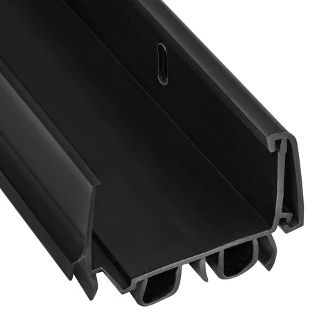 KS Hardware double bubble door sweep closeup showing tight seal for drafts