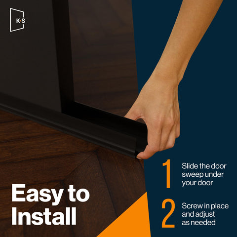 KS Hardware compatible with most thresholds for simple retrofits