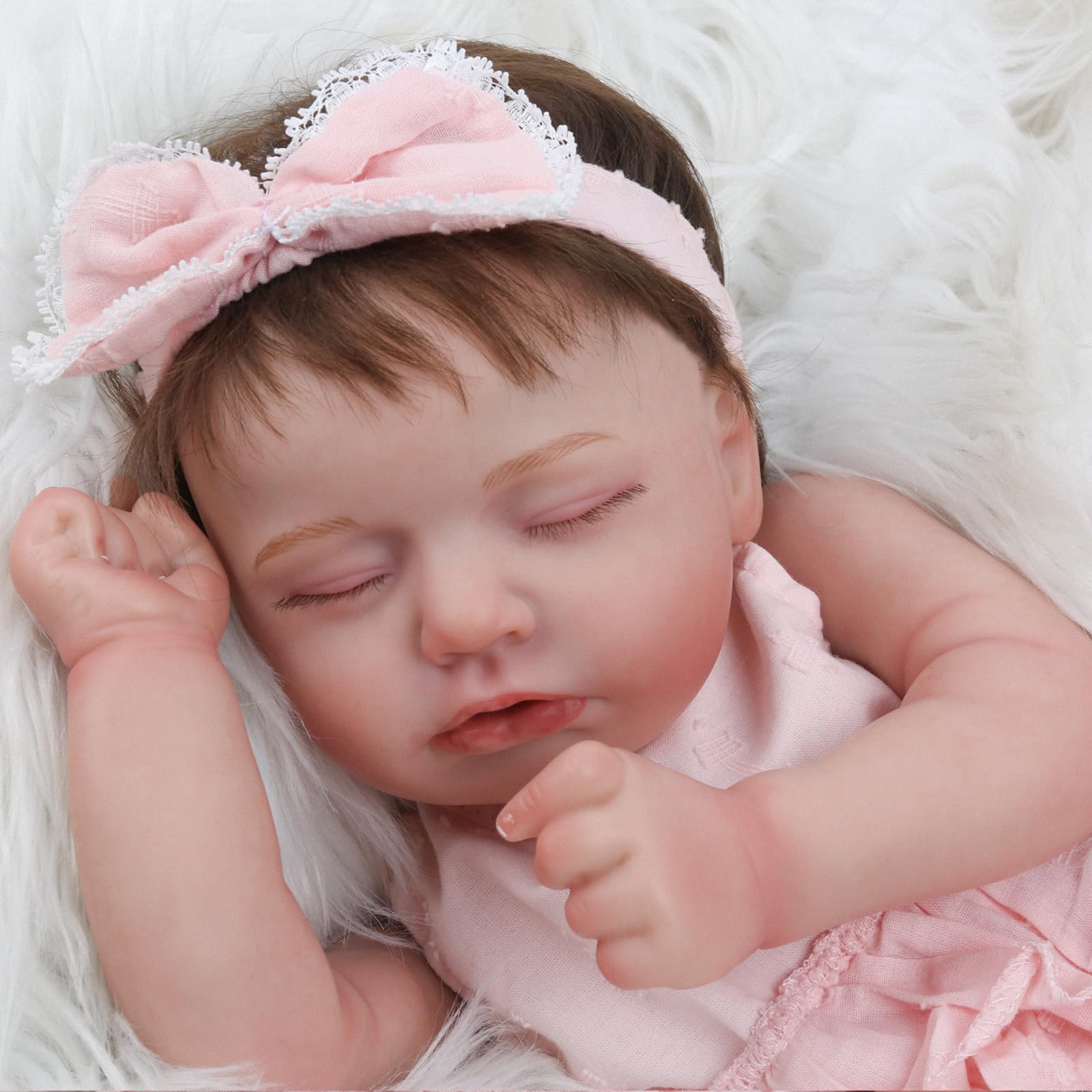KSBD Reborn sleeping angel face with serene expression