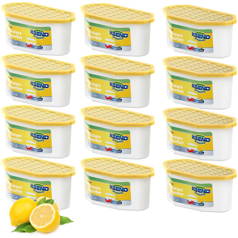 Ksend compact closet moisture absorber box reducing dampness and odors