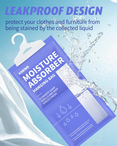 Ksend moisture absorber in a laundry room keeping space fresh
