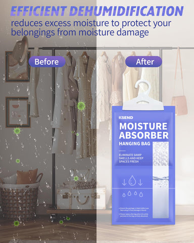Ksend moisture absorber pack showing visible liquid collection