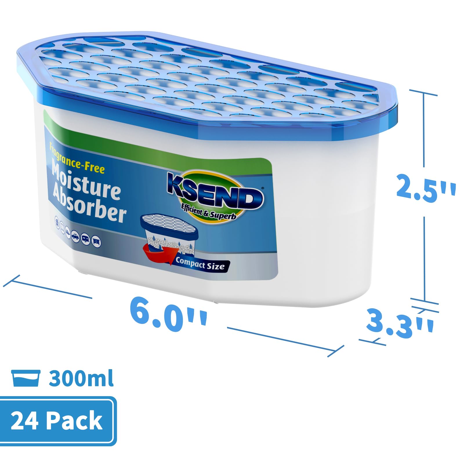 Ksend moisture lock paper design keeps water contained