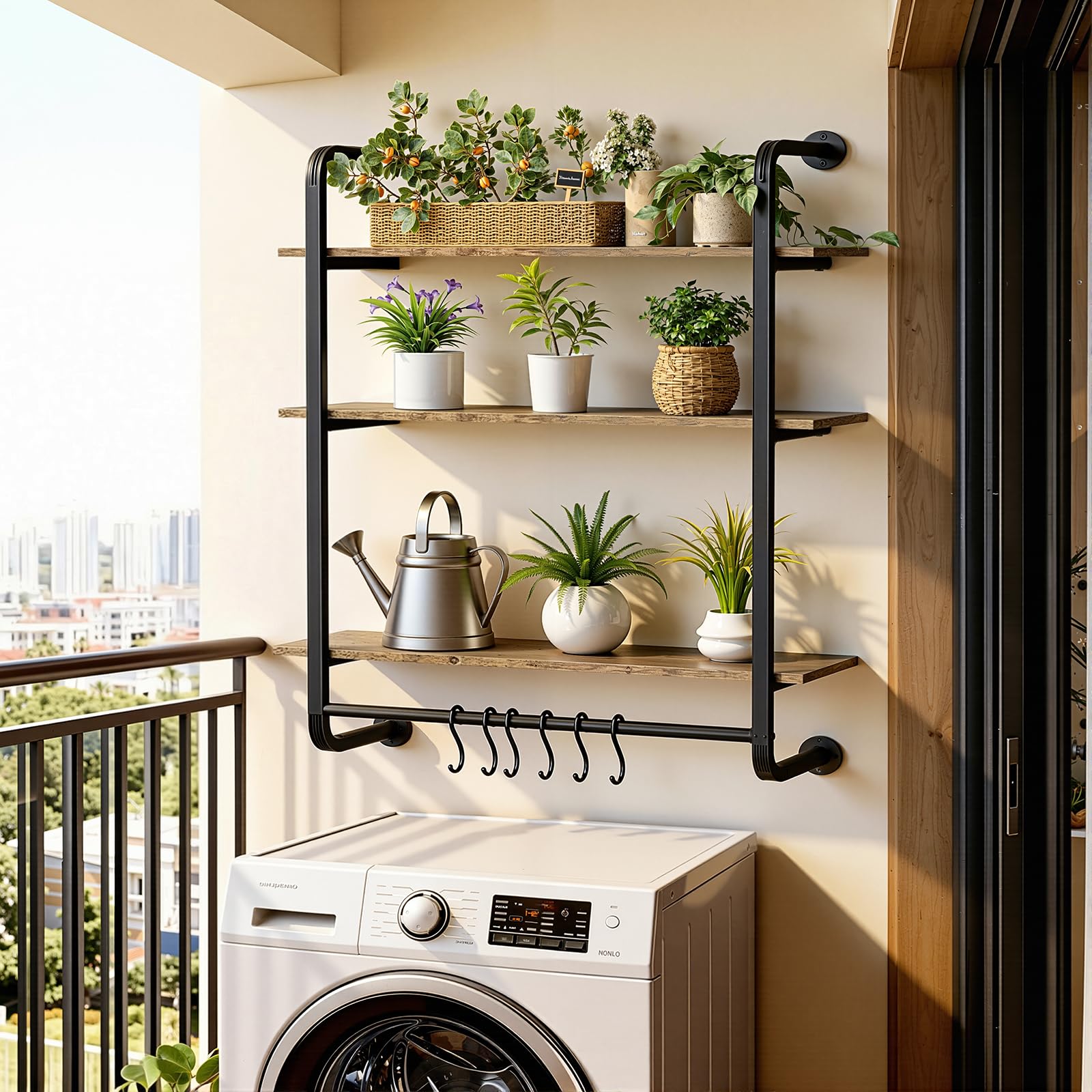 Kssiaz versatile 3-tier shelf for kitchen, bathroom, living spaces.