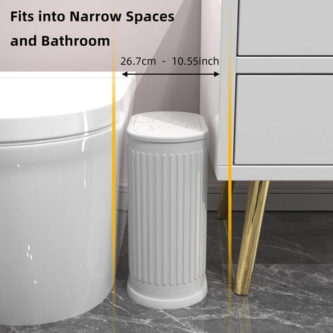 KSSKSS dog-proof pop-up lid shown closed to deter pets and trap odors