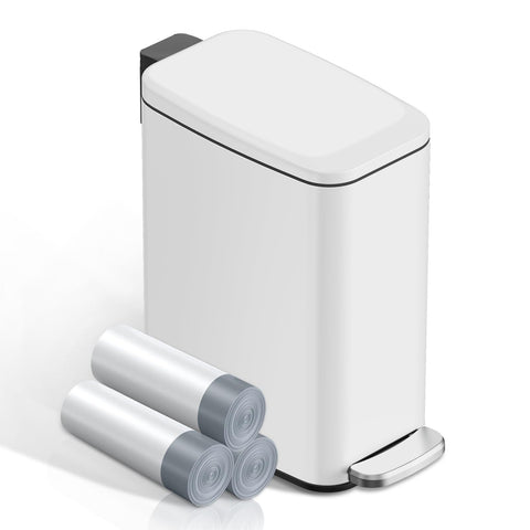 KSSKSS small trash can demonstrates slim design ideal for tight spaces