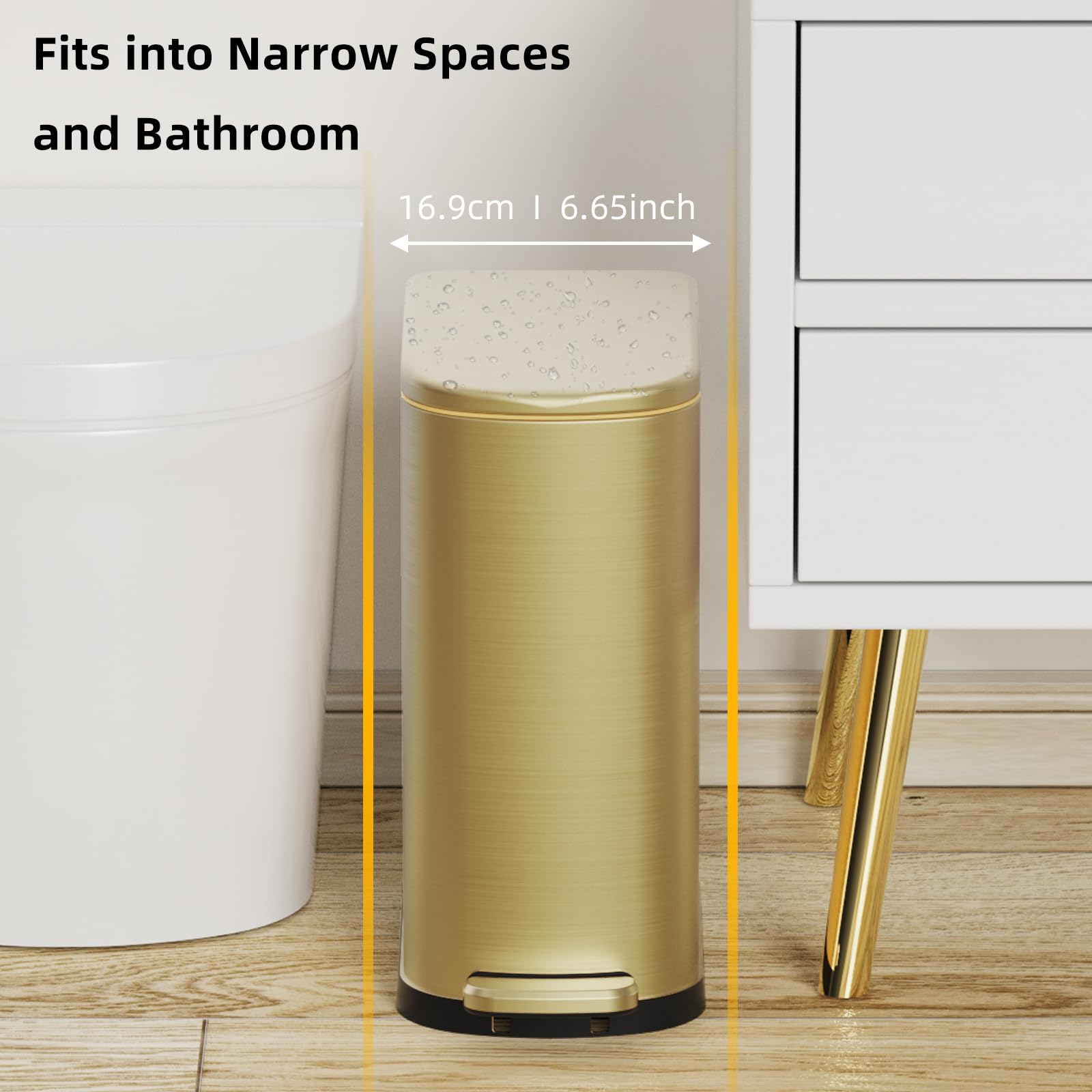KSSKSS soft-close lid demonstrates quiet disposal