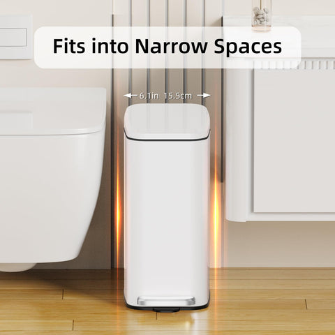 KSSKSS trash bin with removable inner bucket for easy disposal