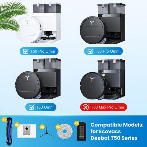 KTNAid Deebot T50 Pro Omni dust bags trap dust and odors