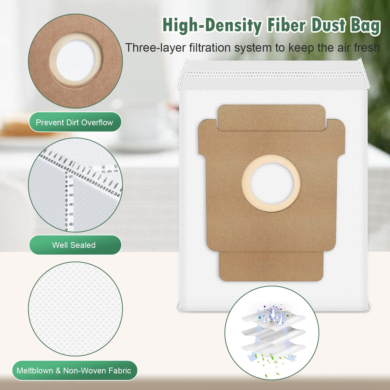 KTNAid Roomba Plus side brushes for crevice cleaning and scratch protection.