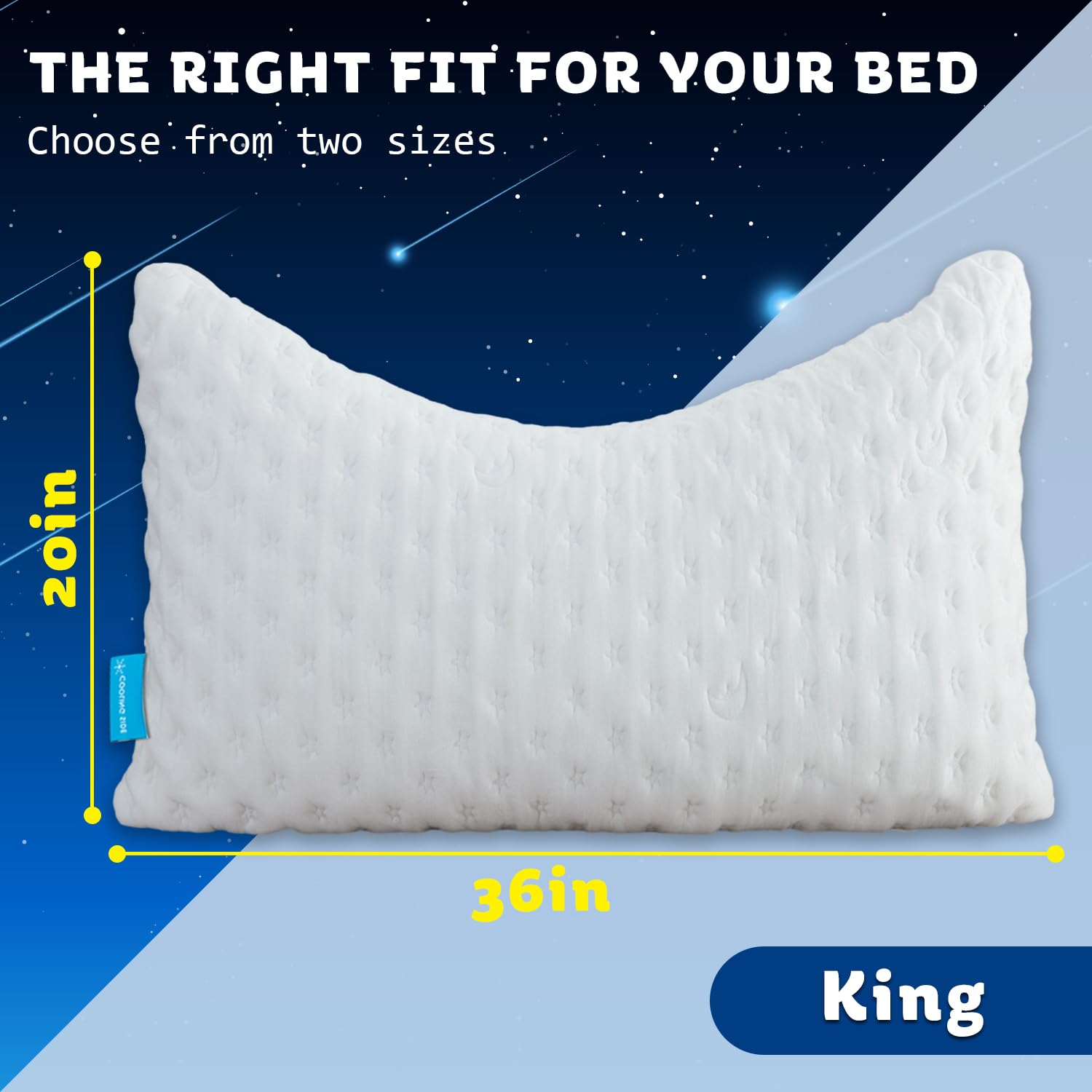 KUCEY breathable gel memory foam helps dissipate heat
