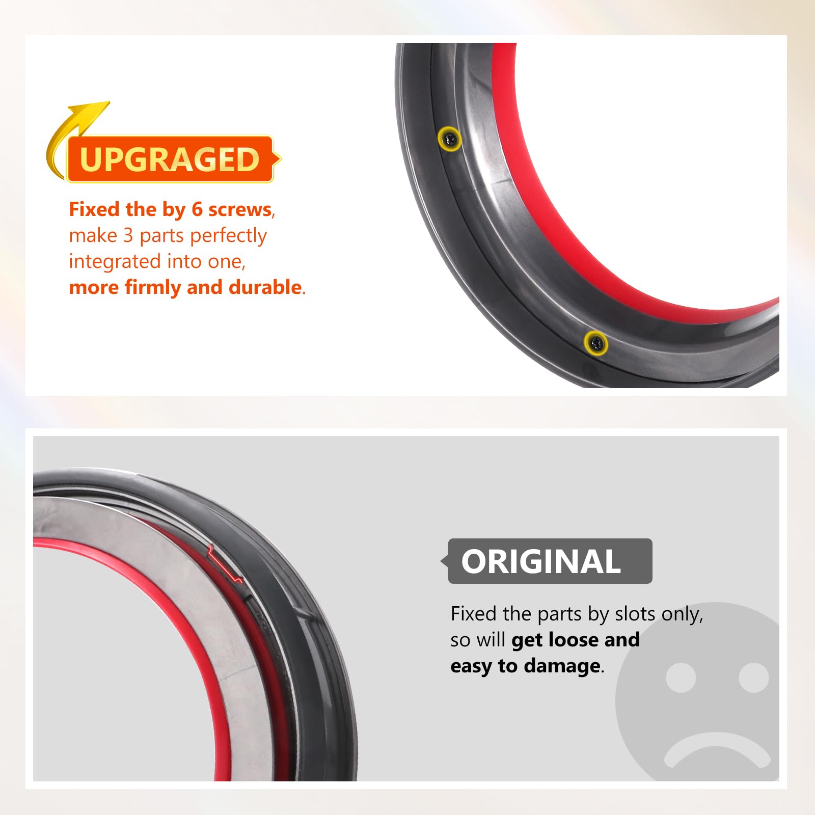 Kuflant one-piece molding seal design simplifies installation and reduces re-damage.