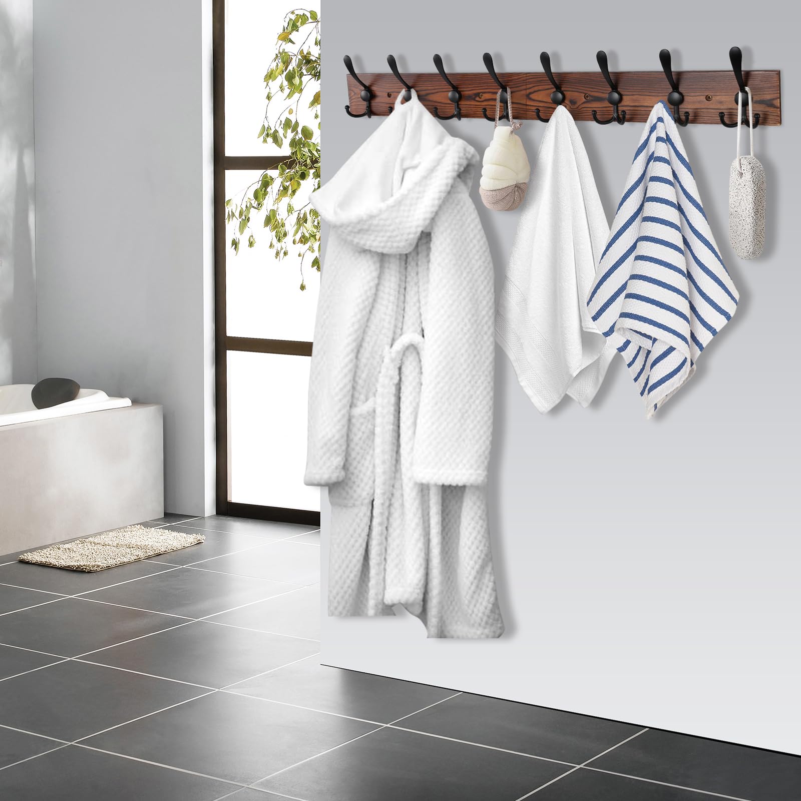 Kuhome entryway storage for coats and bags keeping spaces tidy