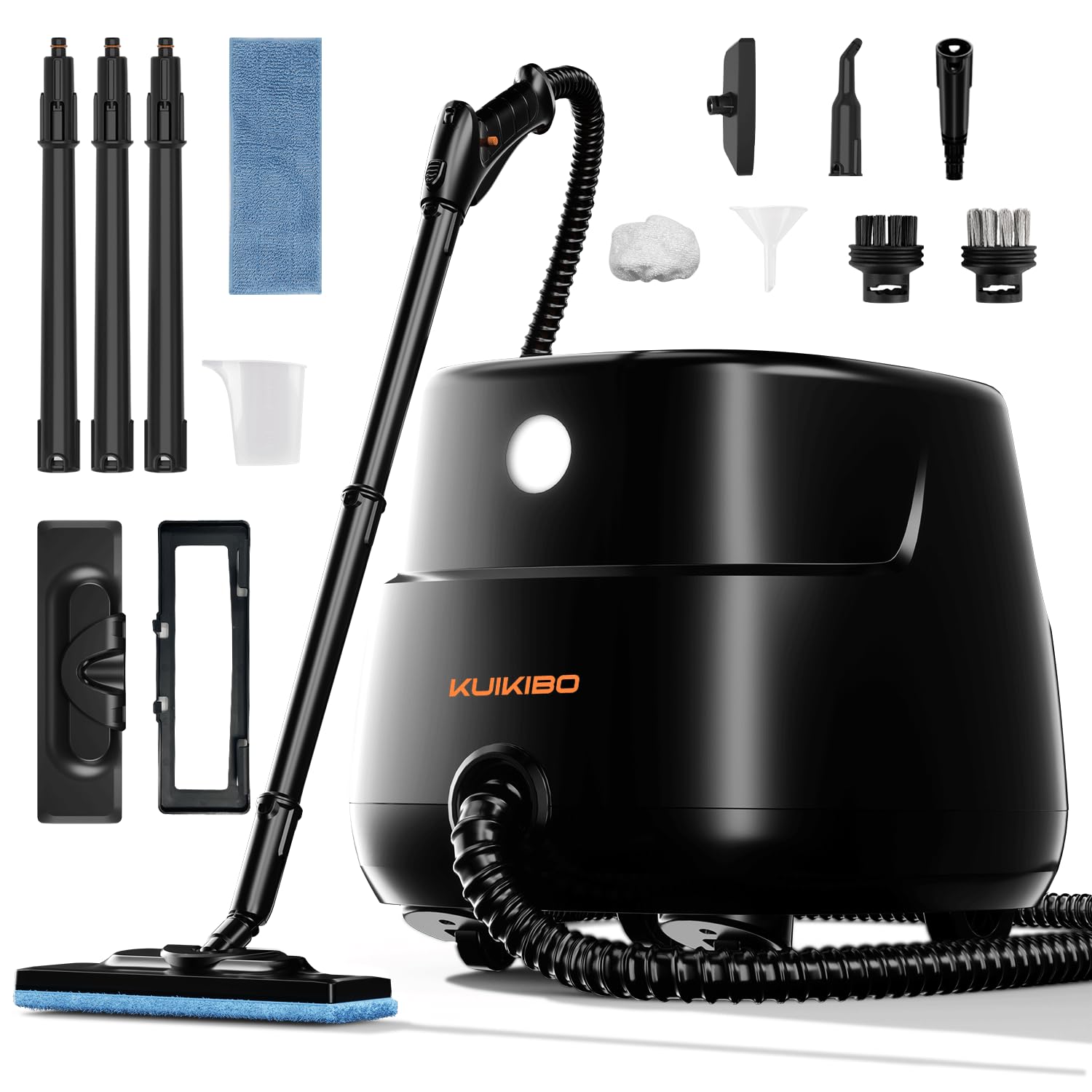 KUIKIBO powerful steam cleaner front view for chemical-free home cleansing