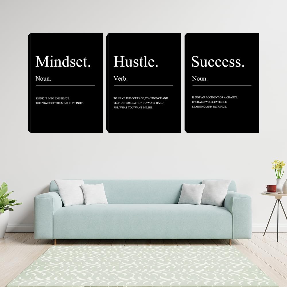 Kuiluuye inspirational canvas prints for office decor to boost vibes.