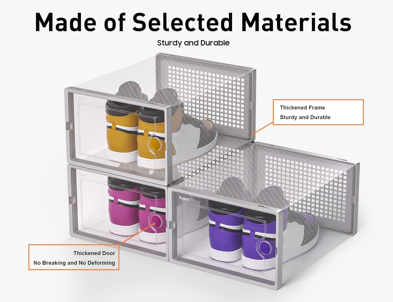 Kuject X-Large box for toys and clothes, practical kids' room storage.