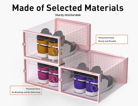 Kuject X-Large clear 12-pack set ideal for whole-home organization