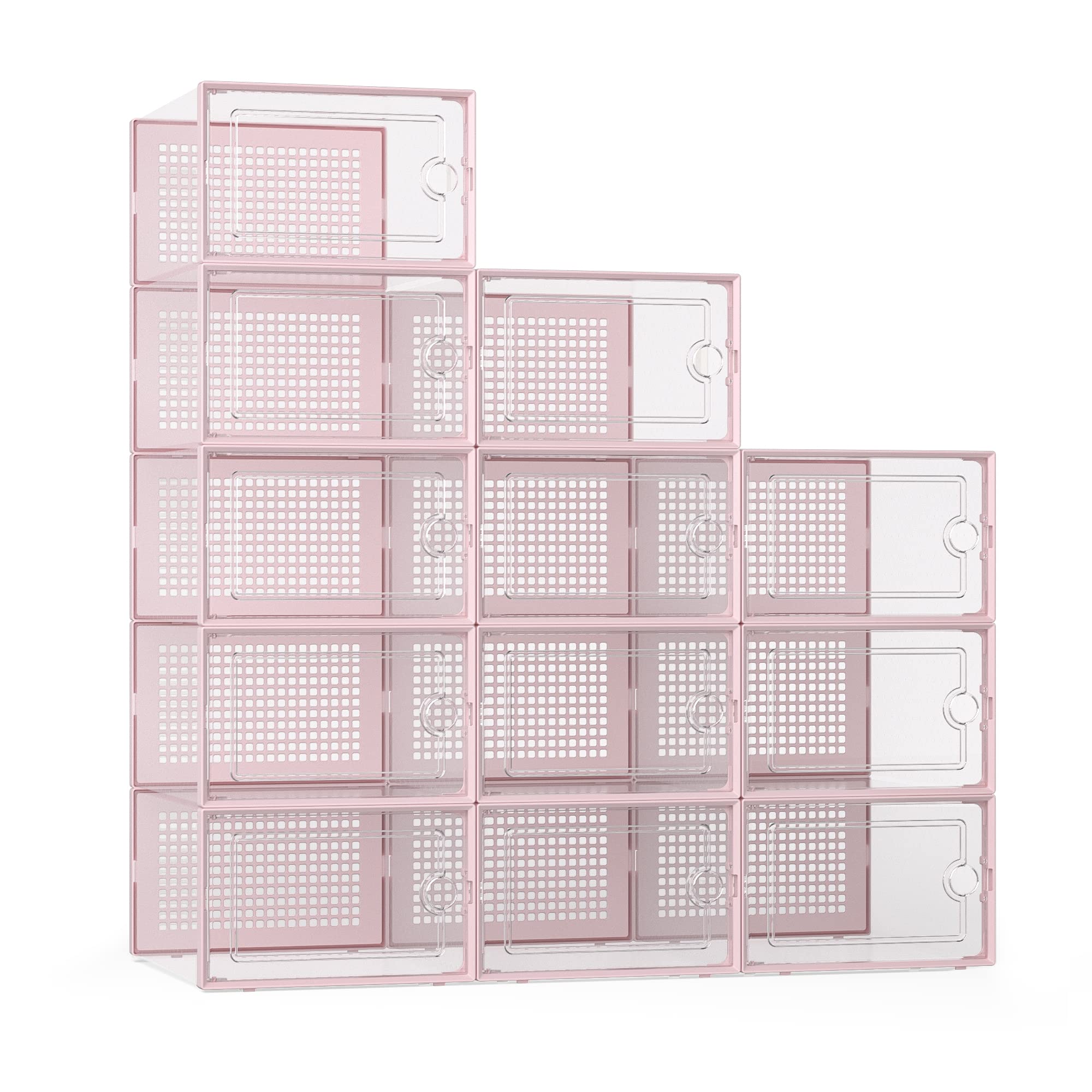 Kuject X-Large clear pink front view for quick visibility