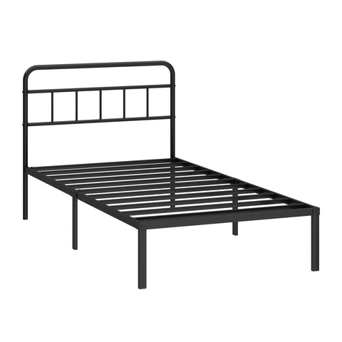 Kujielan black finish frame complements a range of decor and styles.