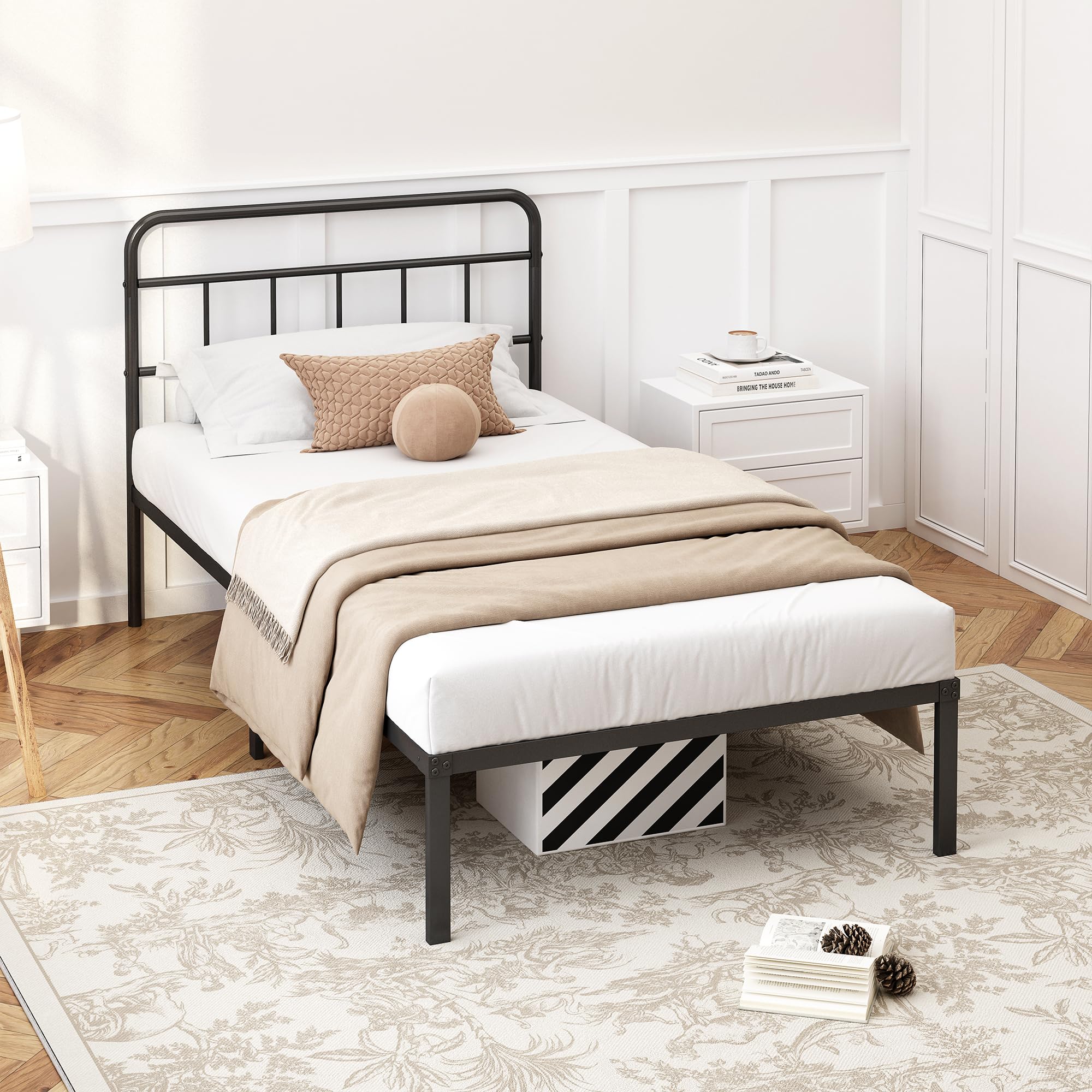 Kujielan under-bed storage space helps keep essentials organized and out of sight.
