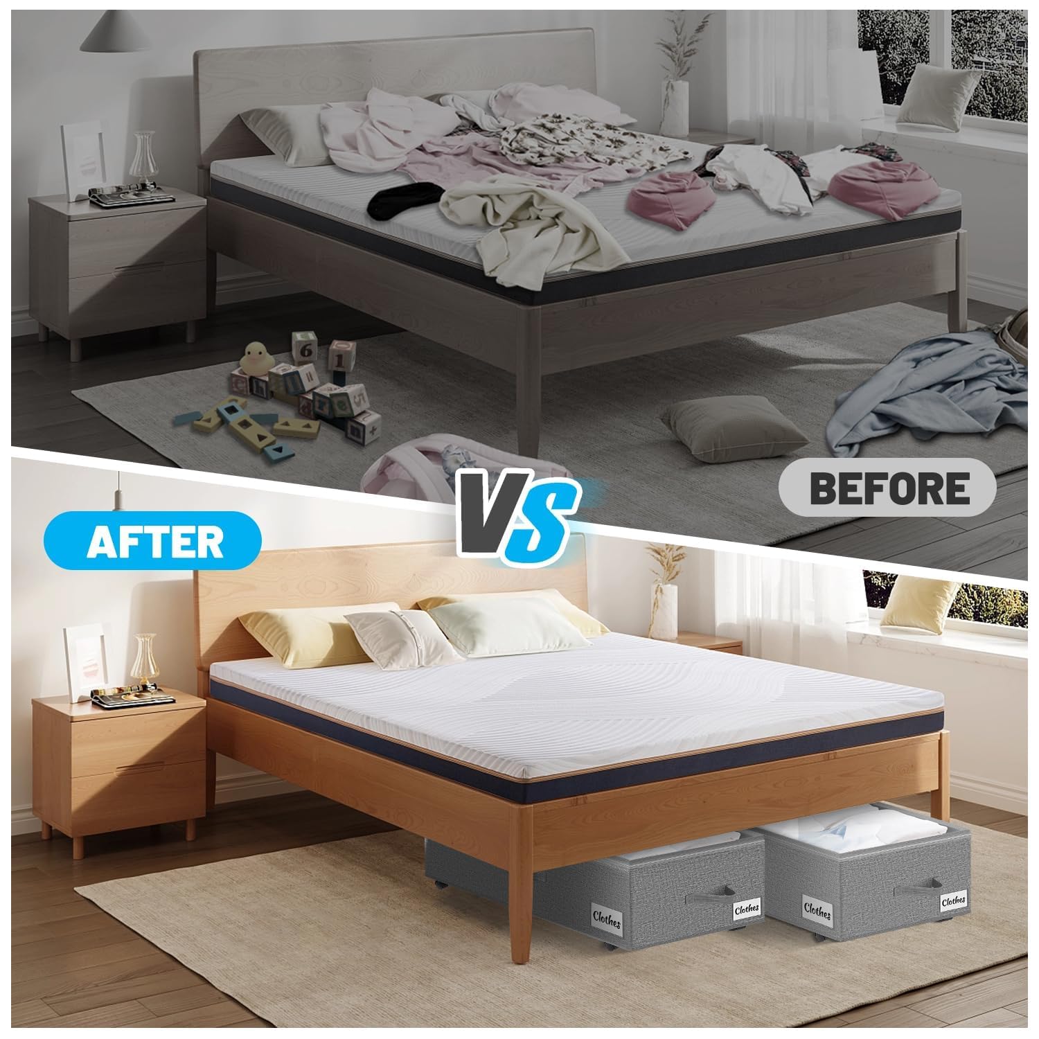Kukikan sturdy bottom panels prevent sagging when fully loaded.