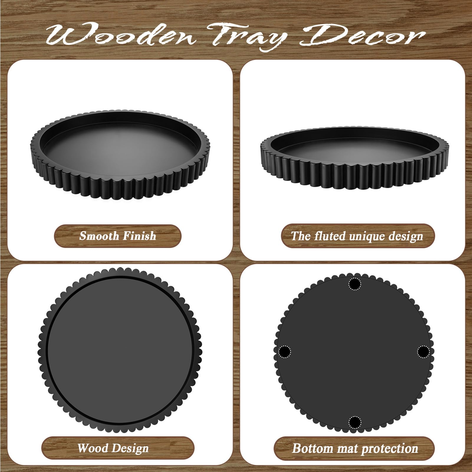 KULEDM gift-ready decor tray suits birthdays and housewarmings.