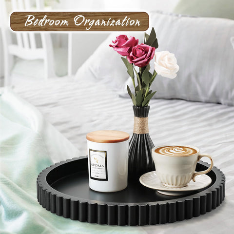 KULEDM tray for kitchen counter organizes small items with subtle style.