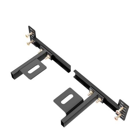 KuliChili footboard extension assembly aligns with bolt-on bed designs.
