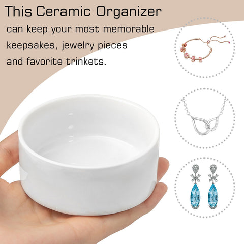 Kullder compact ceramic keepsake box serves as jewelry storage and memory keeper.