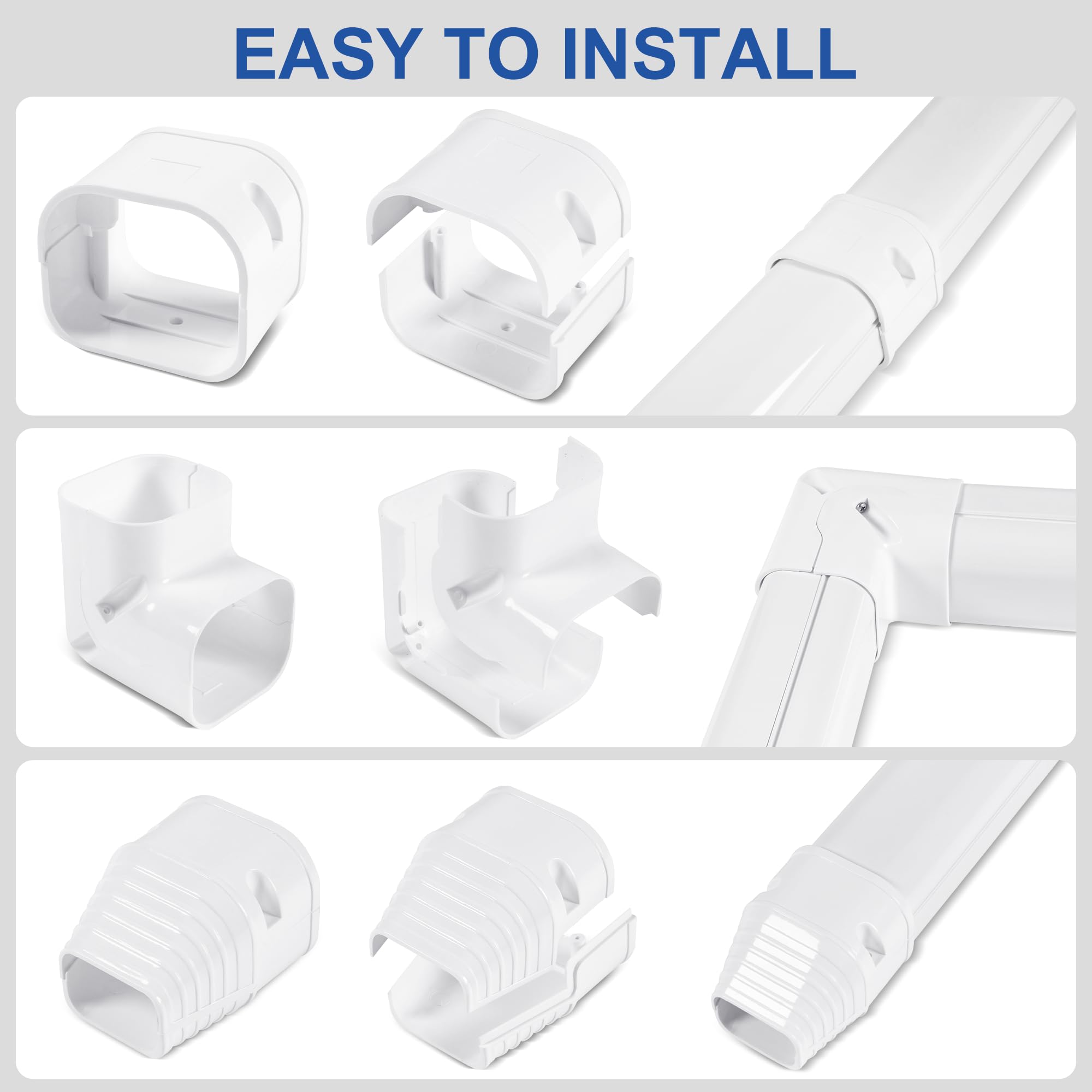 KuriProtect complete DIY assembly with ducts and couplings enables flexible configurations.