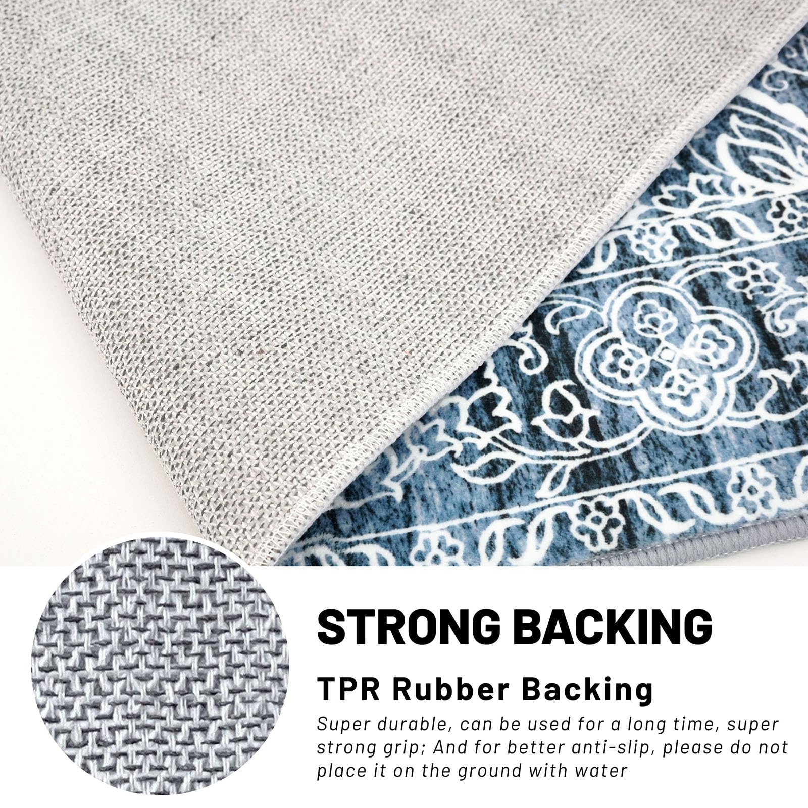 KUTA foldable rug ships folded for efficient delivery.