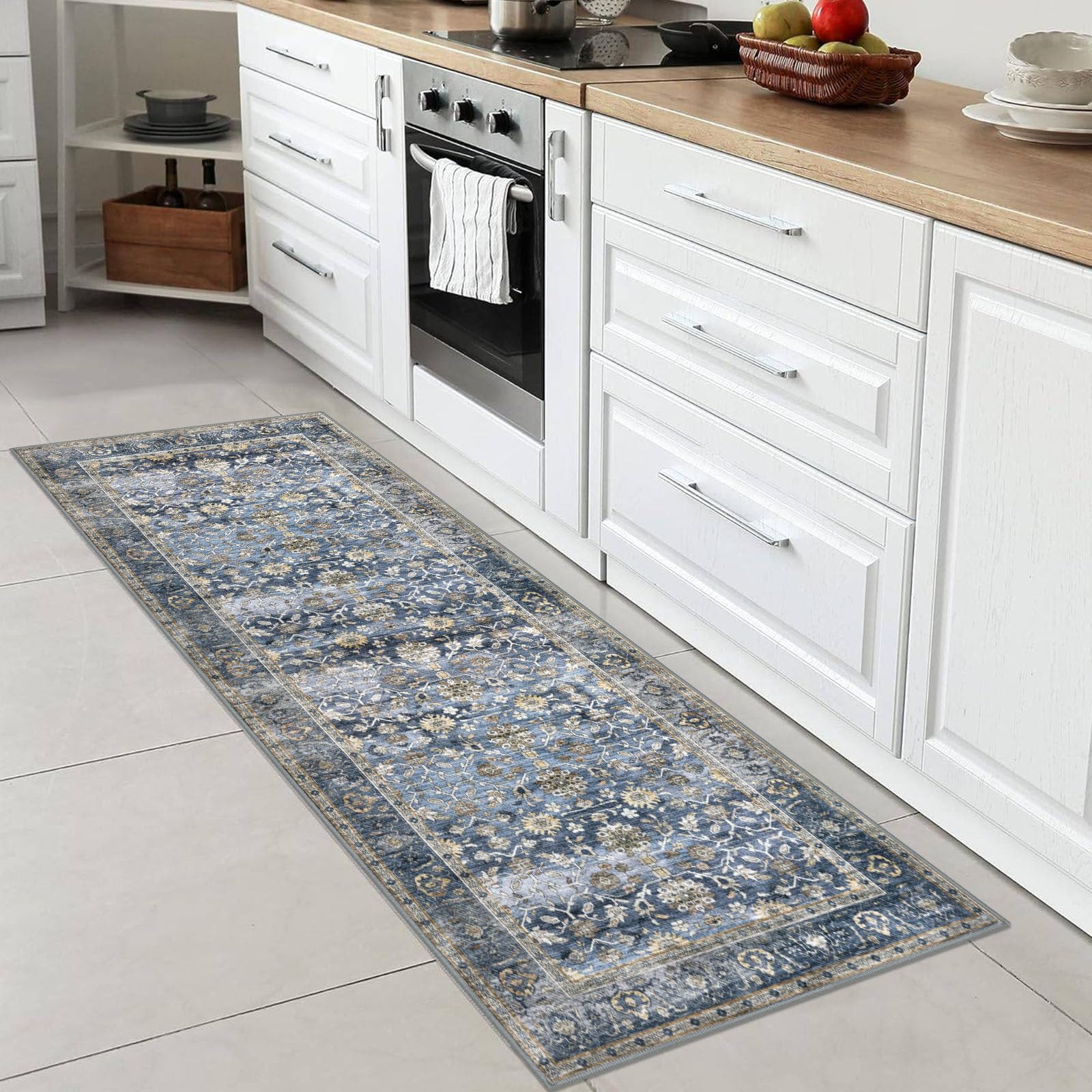 KUTA Vintage rug texture closeup reveals durable fibers and soft underfoot comfort