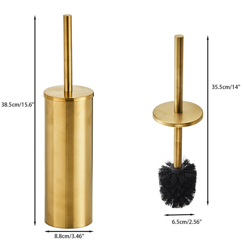 KUUBTH brushed gold splash guard helps prevent splashes during use.