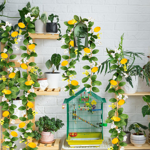 KVCSYAW lemon garland wedding decor for bright ambiance.