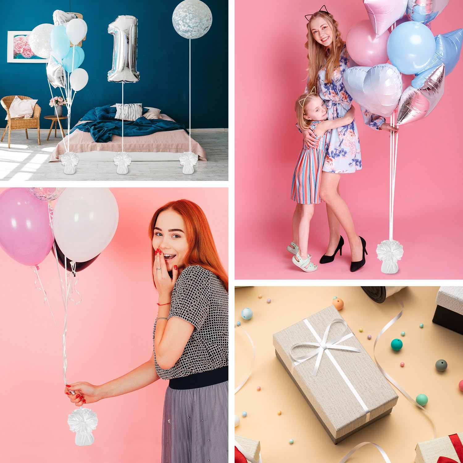 KVCSYAW party-decoration-balloon-weights elevate centerpieces with reliable anchoring.