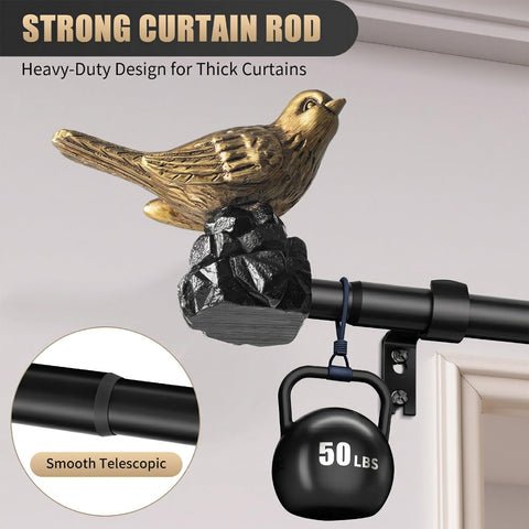 KVEEO bird finial beak detail, lifelike and decorative for windows
