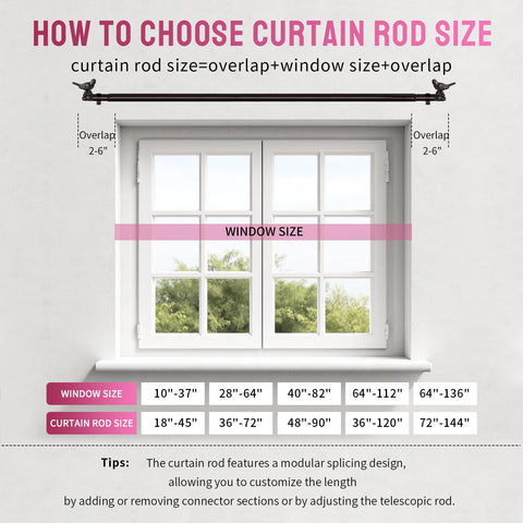 KVEEO easy-clean, durable curtain rod for daily use.