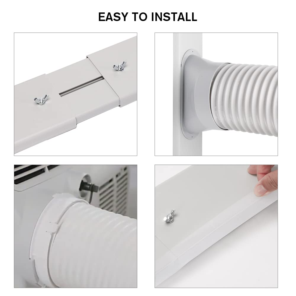 Kxuhivc exhaust hose adaptor linking hose to the AC unit