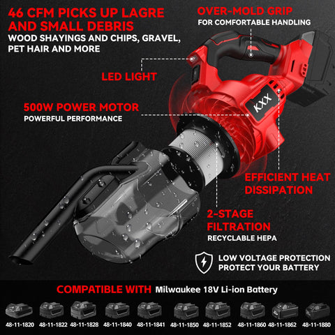 KXX crevice nozzle attachment reaches tight gaps for car and furniture.