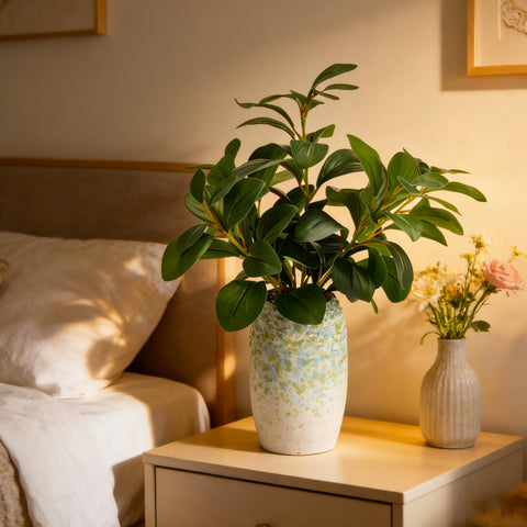 K&Y artificial bathroom greenery stays fresh-looking with zero care.