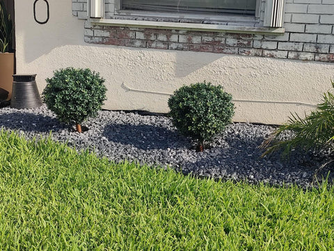 kyesyes 27in boxwood ball height with spike for quick installation