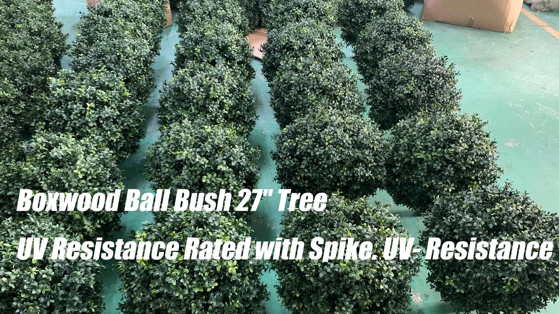 kyesyes uv-resistant boxwood ball bush finish ideal for outdoor use