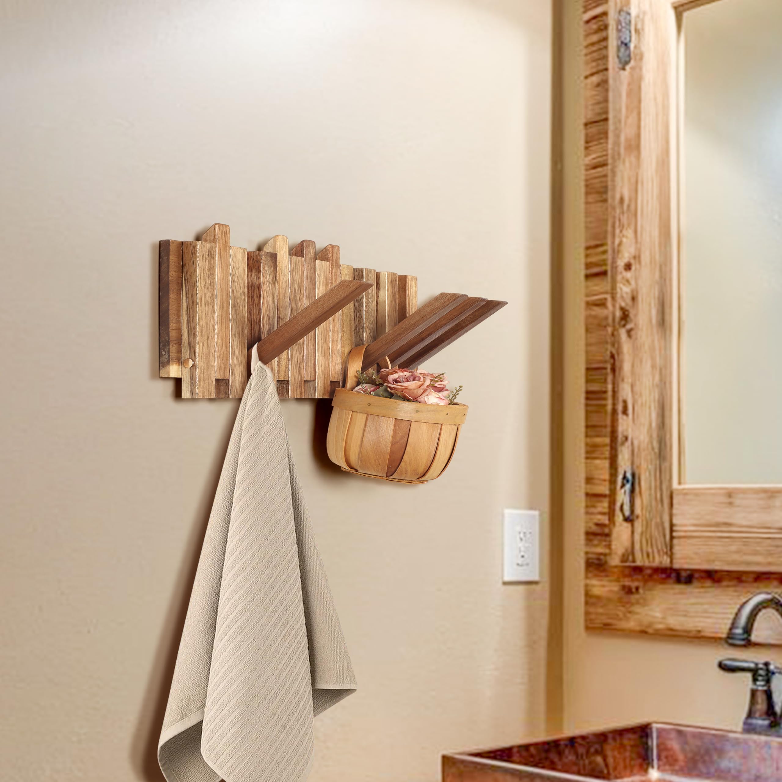 KYIAANY easy wall installation with included screws and dowels.